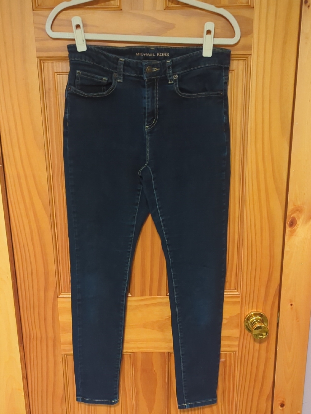 Michael Kors Navy Skinny Stretch Jeans